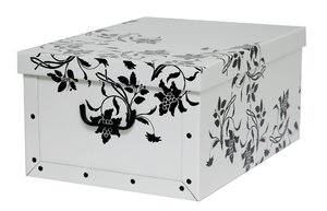 Úložný box Fiori barocchi bianco midi-4